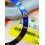 ROLEX RARE INSERT GRADUE LUNETTE BLEU MONTRE SUBMARINER DATE 16613,16618,16803,16808 PERLE TRITIUM