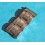 1x PART EXTENSIBLE US RIVITS VINTAGE BRACELET LINK BIG CROWN 20mm SUBMARINER links CI US GMT MASTER 1675, 5513 