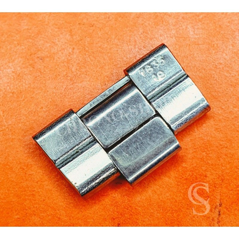 ROLEX TUDOR STAMPED 1x FOLDED 7835-19 LINK PART CONNECTION EXTENSION 19mm BRACELET LINK WATCH VINTAGE 17,61mm