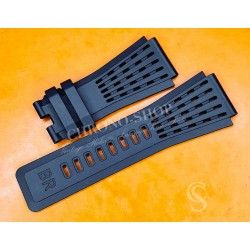 BELL & ROSS GENUINE BLACK COLOR RUBBER WATCH STRAP BRACELET FACTORY 24mm BR-X1,BR 01,BR 03
