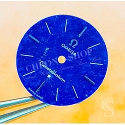 Omega Cadran Constellation Dames 18mm Spider montres vintages dames Couleur bleu SWISS MADE