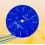 Omega Cadran Constellation Dames 18mm Spyder montres vintages dames Couleur bleu SWISS MADE
