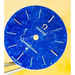 Omega Cadran Constellation Dames 18mm Spider montres vintages dames Couleur bleu SWISS MADE