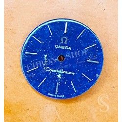 Omega Cadran Constellation Dames 18mm Spider montres vintages dames Couleur bleu SWISS MADE