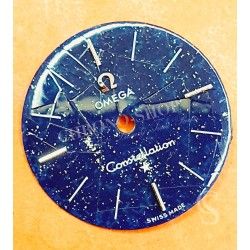 Omega Cadran Constellation Dames 18mm Spider montres vintages dames Couleur bleu SWISS MADE