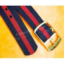 Collectable Vintage 10mm New Old Stock Ladies Nylon Nato Strap Multi color Watch strap