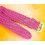 VINTAGE 70's RARE BRACELET NATO PERLON DAMES 10mm ROUGE CERISE