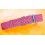 VINTAGE 70's RARE BRACELET NATO PERLON DAMES 10mm ROUGE CERISE