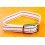 Collectable Vintage 10mm New Old Stock Ladies Nylon Nato Strap White & Red colors Watch strap