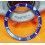 Rolex Nice 90's Dark Blue color Submariner Tutone 16803, 16613, 16808, 16618 Gold Watch Bezel Insert Part