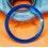 Rolex Submariner Date 18k Gold & 16613,16803,16808,16618 Watch Bezel Blue Insert Graduated