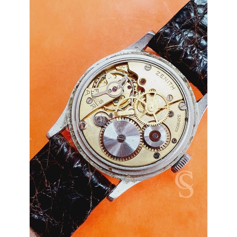 Boîtier De Montre Zenith Mécanique - Modèle Militaire 30 Mm, Référence F1091, Occasion