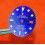 RARE CADRAN SUBMARINER DATE BLEU 16803, 16808, 16613, 16618 cal 3035, 3135 TRITIUM version OR / BITONS