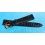 ROLEX ORIGINAL BRACELET MONTRE CUIR CROCODILE NOIR SIGNE ROLEX 17mm AVEC BOUCLE ARDILLON PLAQUE OR