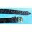 Rolex Vintage Original Black Crocodile Leather Strap watch New 17mm x 14mm with gold filled buckle