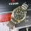 TUDOR pièce détachée horlogerie montres BLACK BAY Green Kermit Harrods 79230G,79230R,79230N Disque gradué aluminium Couleur Vert
