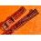 VINTAGE 70's BRACELET AUTHENTIQUE CUIR DE CROCODILE 16mm COULEUR BRUN-TABAC MONTRES VINTAGES