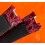 BRACELET MONTRES SIMILI CUIR CROCODILE 19mm EXTRA FIN COULEUR BORDEAUX