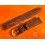 BRACELET MONTRES CUIR CROCODILE 17mm COULEUR CHOCOLAT