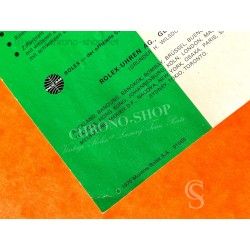 Rolex 1970 Vintage & Collectible Genuine Cosmograph Daytona Paul Newman 6239,6265 Booklet, manual german