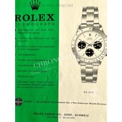 Rolex 1970 Vintage & Collectible Genuine Cosmograph Daytona Paul Newman 6239,6265 Booklet, manual german
