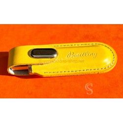 Breitling Goodie Accessorie Brand genuine Rare Yellow leather case 16GB USB key drive
