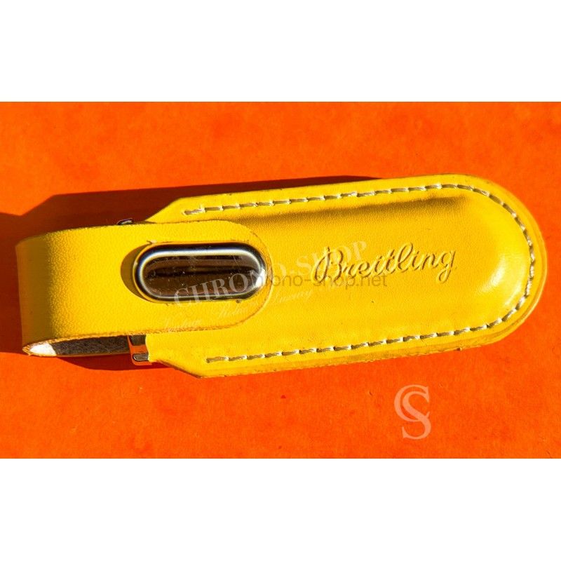 Breitling Goodie Accessorie Brand genuine Rare Yellow leather case 16GB USB key drive Breitling Goodie Accessorie Brand genuine Rare Yellow leather case 16GB USB key drive