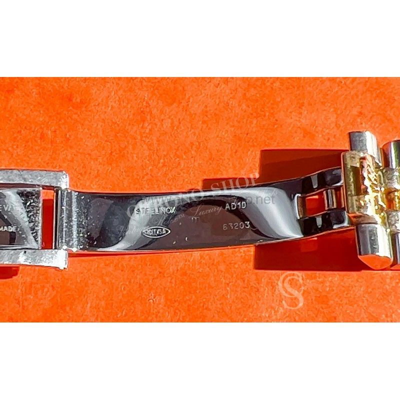 ROLEX GENUINE SUPER JUBILEE TUTONE 20mm 63203 DATEJUST BRACELET