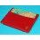 1996-1997 PORTEFEUILLE ROLEX CUIR ROUGE VINTAGE + CALENDRIER + LIVRET TRANSLATION