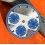 Universal Geneve Compax Cal V72 Chronograph ref 885107 Rare Vintage 70's Exotic Blue Dial tritium
