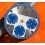 Universal Geneve Compax Cal V72 Chronograph ref 885107 Vintage 70's Rare Cadran SINGER Exotique Bleu tritium