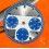 Universal Geneve Compax Cal V72 Chronograph ref 885107 Vintage 70's Rare Cadran SINGER Exotique Bleu tritium