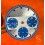 Universal Geneve Compax Cal V72 Chronograph ref 885107 Vintage 70's Rare Cadran SINGER Exotique Bleu tritium