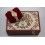 ROLEX Vintage 80's Luxury Embroidered Tapestry Red Watch Box 60.01.2 Datejust,Day-Date gold models