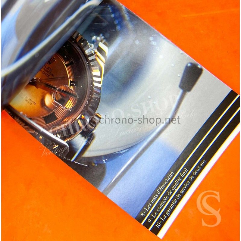 BRAND NEW ROLEX MODERN SERVICE FACTORY 10 STEPS BOOKLET SUBMARINER, GMT, DAYTONA, EXPLORER WATCHES BRAND NEW ROLEX MODERN SERVICE FACTORY 10 STEPS BOOKLET SUBMARINER, GMT, DAYTONA, EXPLORER WATCHES