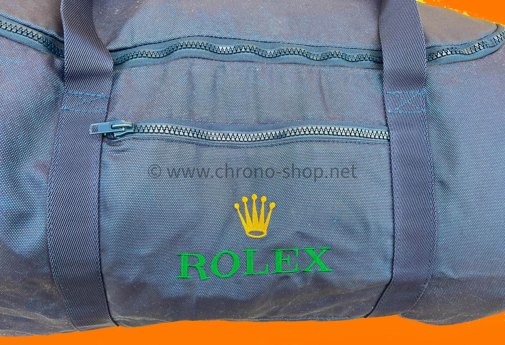 Rolex Genuine NEW Blue Bag Duffel Travel Shoulder Gym sports and