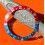 ROLEX VINTAGE 70's PATINATED BEZEL INSERT GRADUATED FADED PEPSI RED BLUE GMT MASTER 1675,16750 WATCH INLAY PART