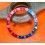 ROLEX VINTAGE 70's PATINATED BEZEL INSERT GRADUATED FADED PEPSI RED BLUE GMT MASTER 1675,16750 WATCH INLAY PART