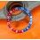 ROLEX VINTAGE 70's PATINATED BEZEL INSERT GRADUATED FADED PEPSI RED BLUE GMT MASTER 1675,16750 WATCH INLAY PART