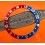 ROLEX VINTAGE 70's PATINATED BEZEL INSERT GRADUATED FADED PEPSI RED BLUE GMT MASTER 1675,16750 WATCH INLAY PART