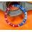 ROLEX VINTAGE 70's PATINATED BEZEL INSERT GRADUATED FADED PEPSI RED BLUE GMT MASTER 1675,16750 WATCH INLAY PART