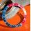 ROLEX VINTAGE 70's PATINATED BEZEL INSERT GRADUATED FADED PEPSI RED BLUE GMT MASTER 1675,16750 WATCH INLAY PART