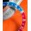 ROLEX VINTAGE 70's PATINATED BEZEL INSERT GRADUATED FADED PEPSI RED BLUE GMT MASTER 1675,16750 WATCH INLAY PART