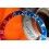 ROLEX VINTAGE 70's PATINATED BEZEL INSERT GRADUATED FADED PEPSI RED BLUE GMT MASTER 1675,16750 WATCH INLAY PART