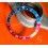 ROLEX VINTAGE 70's PATINATED BEZEL INSERT GRADUATED FADED PEPSI RED BLUE GMT MASTER 1675,16750 WATCH INLAY PART