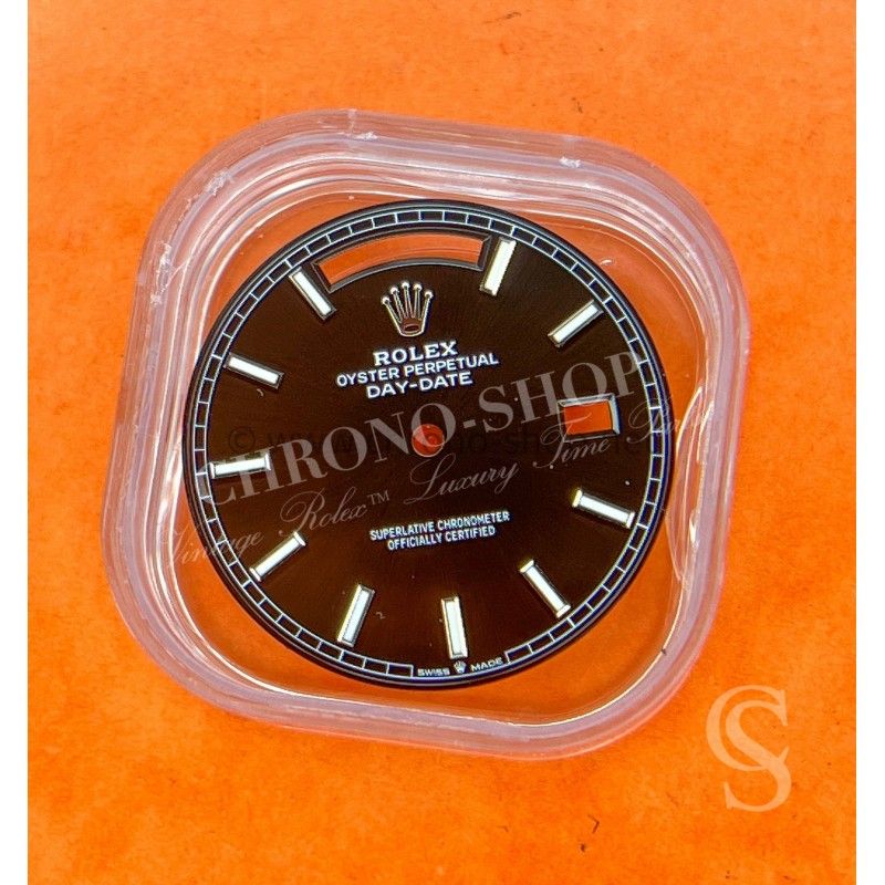 copy of Rolex Amazing Day Date 228239 President 40mm Dark Grey Dial Watch part for sale