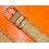 Bracelet Montres Mixte 18mm en cuir veritable pécari couleur beige ecru