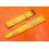 Vintage Exotic Yellow Watch strap 70's 16mm ALASKA Tropic SUB Dive Strap Made in France