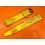 Vintage Exotic Yellow Watch strap 70's 16mm ALASKA Tropic SUB Dive Strap Made in France