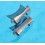 EMBOUTS 20mm ENDLINKS 593 ROLEX DE BRACELET 93150 SUBMARINER DATE 16800, 168000, 16610, 14060, 14060m